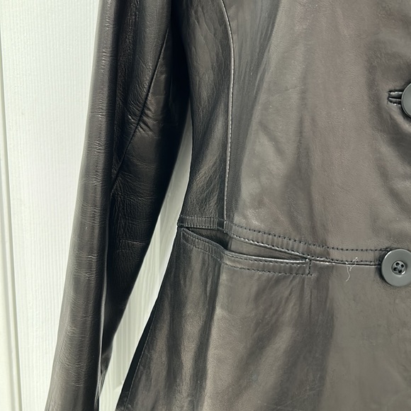 Anonymous John Carlisle black Soft Leather Jacket XS - Picture 4 of 9